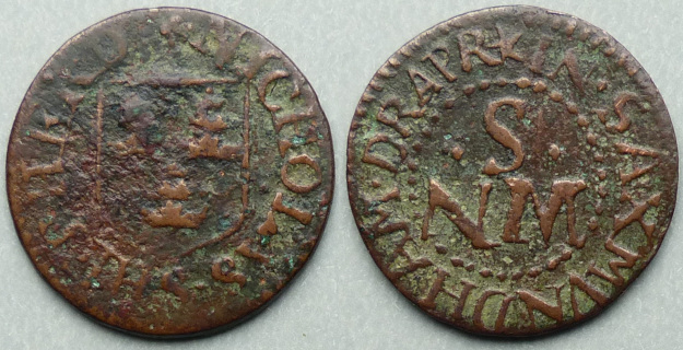 Saxmundham, Nicholas Shepherd farthing N4449